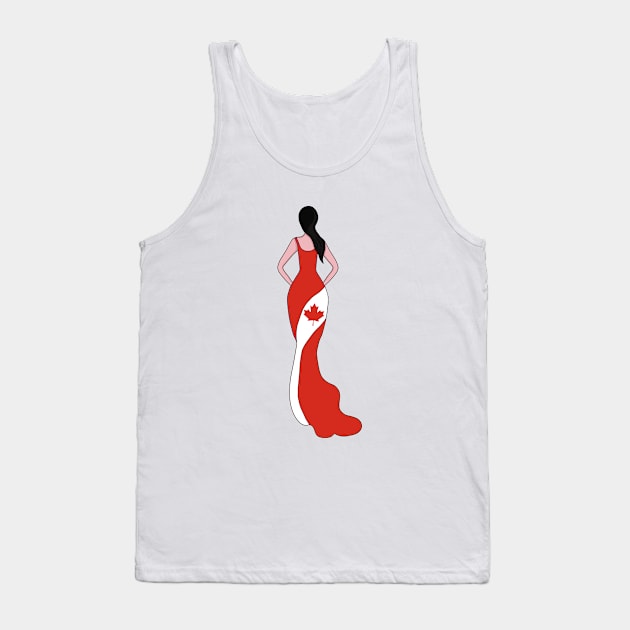 Canada Woman Tank Top by DiegoCarvalho